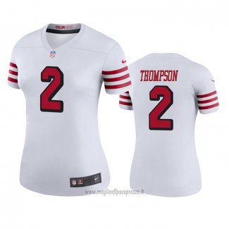 Maglia NFL Legend Donna San Francisco 49ers Chris Thompson Bianco Color Rush