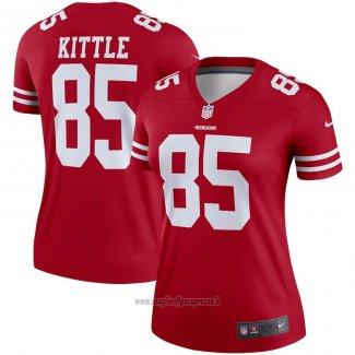Maglia NFL Legend Donna San Francisco 49ers George Kittle Rosso