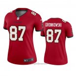 Maglia NFL Legend Donna Tampa Bay Buccaneers Rob Gronkowski Rosso