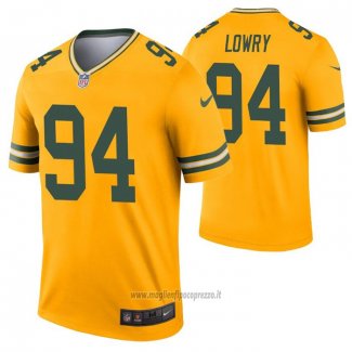 Maglia NFL Legend Green Bay Packers Dean Lowry Inverted Or