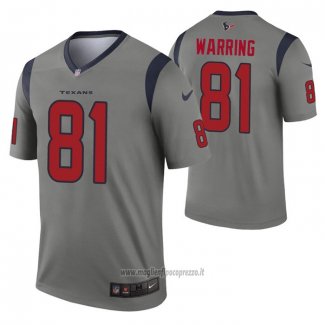 Maglia NFL Legend Houston Texans Kahale Warring Inverted Grigio