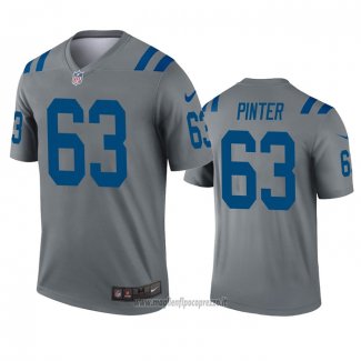 Maglia NFL Legend Indianapolis Colts Danny Pinter Inverted Grigio