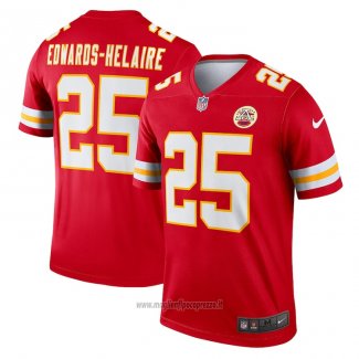 Maglia NFL Legend Kansas City Chiefs Clyde Edwards-helaire Rosso