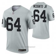 Maglia NFL Legend Las Vegas Raiders Richie Incognito Jr. Inverted Grigio