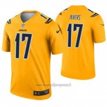 Maglia NFL Legend Los Angeles Chargers 17 Philip Rivers Inverted Or