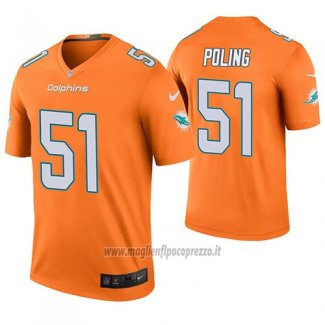 Maglia NFL Legend Miami Dolphins Quentin Poling Arancione Color Rush