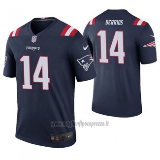 Maglia NFL Legend New England Patriots Braxton Berrios Blu Color Rush