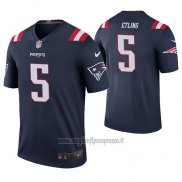 Maglia NFL Legend New England Patriots Danny Etling Blu Color Rush