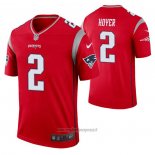 Maglia NFL Legend New England Patriots Legend Brian Hoyer Inverted Rosso