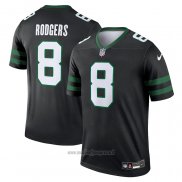 Maglia NFL Legend New York Jets Aaron Rodgers Alternato Nero2