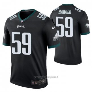 Maglia NFL Legend Philadelphia Eagles Eli Harold Color Rush Nero