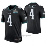 Maglia NFL Legend Philadelphia Eagles Jake Elliott Nero Super Bowl Lii Champions Color Rush