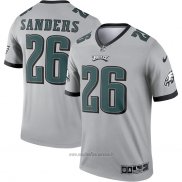Maglia NFL Legend Philadelphia Eagles Miles Sanders Inverted Grigio