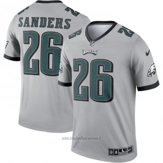 Maglia NFL Legend Philadelphia Eagles Miles Sanders Inverted Grigio