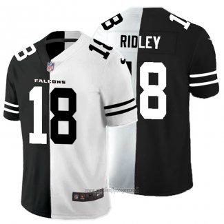 Maglia NFL Limited Atlanta Falcons Ridley Black White Split