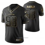 Maglia NFL Limited Atlanta Falcons Takkarist Mckinley Golden Edition Nero