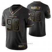 Maglia NFL Limited Atlanta Falcons Takkarist Mckinley Golden Edition Nero