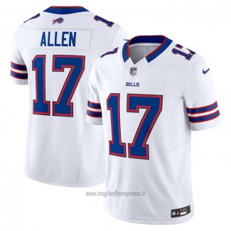 Maglia NFL Limited Buffalo Bills Josh Allen Vapor F.u.s.e. Bianco