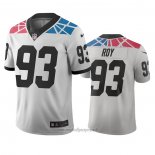 Maglia NFL Limited Carolina Panthers Bravvion Roy Citta Edition Bianco