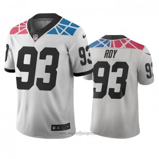 Maglia NFL Limited Carolina Panthers Bravvion Roy Citta Edition Bianco