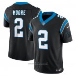 Maglia NFL Limited Carolina Panthers D.j. Moore Vapor F.u.s.e. Nero