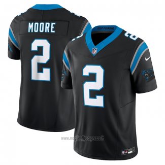Maglia NFL Limited Carolina Panthers D.j. Moore Vapor F.u.s.e. Nero
