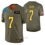 Maglia NFL Limited Carolina Panthers Kyle Allen 2019 Salute To Service Verde