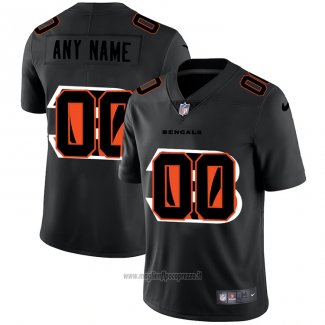 Maglia NFL Limited Cincinnati Bengals Personalizzate Logo Dual Overlap Nero