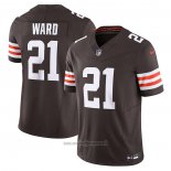 Maglia NFL Limited Cleveland Browns Denzel Ward Vapor F.u.s.e. Marrone