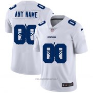 Maglia NFL Limited Dallas Cowboys Personalizzate Logo Dual Overlap Bianco