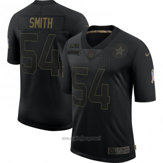 Maglia NFL Limited Dallas Cowboys Smith 2020 Salute To Service Nero