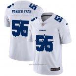 Maglia NFL Limited Dallas Cowboys Vander Esch Logo Dual Overlap Bianco