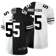 Maglia NFL Limited Dallas Cowboys Wander Esch White Black Split
