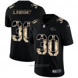 Maglia NFL Limited Denver Broncos Lindsay Statue Of Liberty Fashion Nero