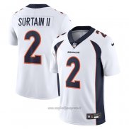 Maglia NFL Limited Denver Broncos Patrick Surtain II Vapor Untouchable Bianco