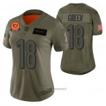 Maglia NFL Limited Donna Cincinnati Bengals A.j. Green 2019 Salute To Service Verde