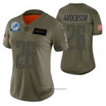 Maglia NFL Limited Donna Detroit Lions C.j. Anderson 2019 Salute To Service Verde