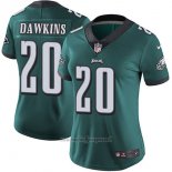 Maglia NFL Limited Donna Philadelphia Eagles 20 Dawkins Verde
