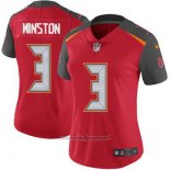 Maglia NFL Limited Donna Tampa Bay Buccaneers 3 Jameis Winston Rosso