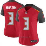 Maglia NFL Limited Donna Tampa Bay Buccaneers 3 Jameis Winston Rosso