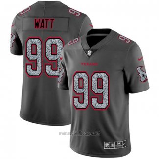 Maglia NFL Limited Houston Texans Watt Static Fashion Grigio
