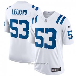 Maglia NFL Limited Indianapolis Colts Shaquille Leonard Vapor Bianco