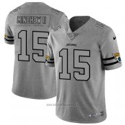Maglia NFL Limited Jacksonville Jaguars Minshew Ii Team Logo Gridiron Grigio
