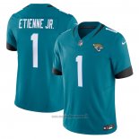 Maglia NFL Limited Jacksonville Jaguars Travis Etienne Vapor F.u.s.e. Verde