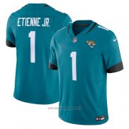 Maglia NFL Limited Jacksonville Jaguars Travis Etienne Vapor F.u.s.e. Verde