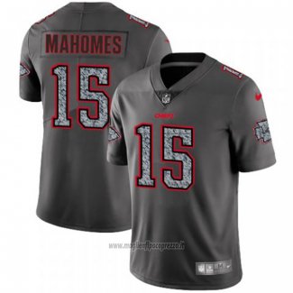 Maglia NFL Limited Kansas City Chiefs Mahomes Static Fashion Grigio