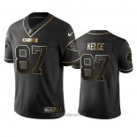 Maglia NFL Limited Kansas City Chiefs Travis Kelce Golden Edition Nero