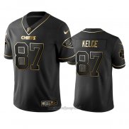 Maglia NFL Limited Kansas City Chiefs Travis Kelce Golden Edition Nero