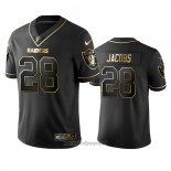 Maglia NFL Limited Las Vegas Raiders Josh Jacobs Golden Edition Nero