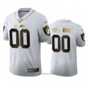 Maglia NFL Limited Las Vegas Raiders Personalizzate Golden Edition Bianco